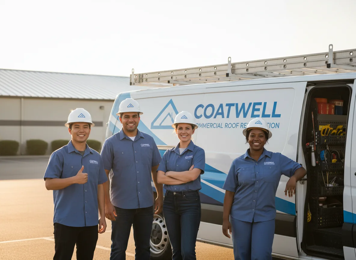 Commercial roof coating company in Tilleda, WI